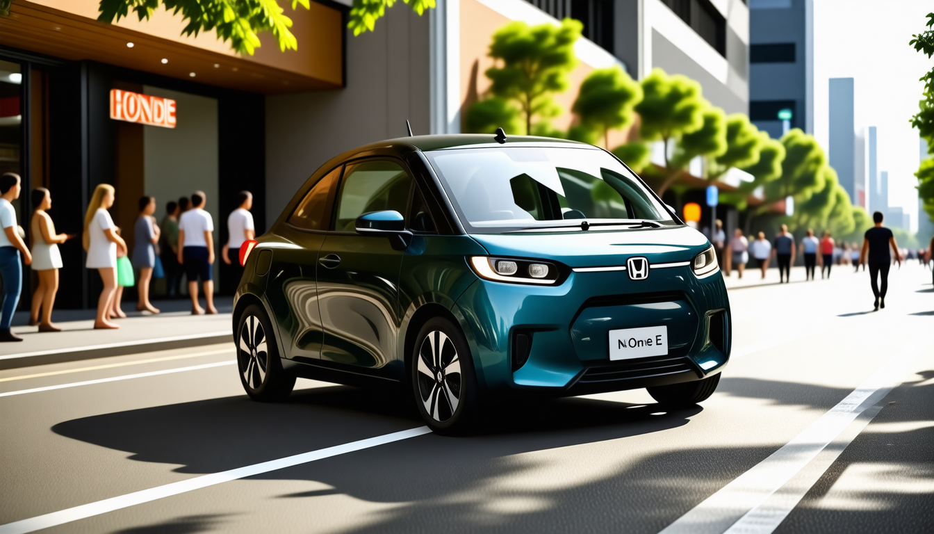 découvrez la honda n-one : e, la nouvelle citadine électrique compacte qui allie design moderne, performance et technologies innovantes. idéale pour la ville, la n-one : e vous promet une conduite agréable et éco-responsable.