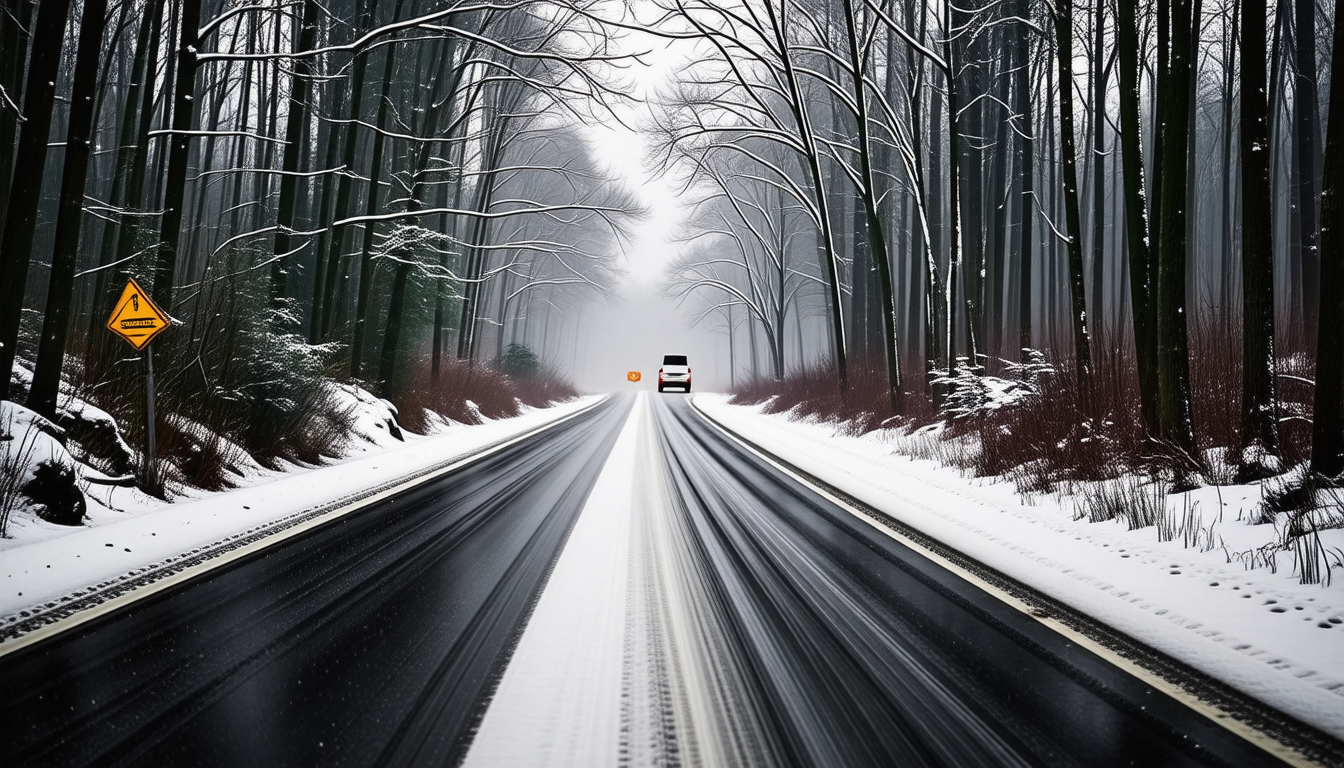 restez vigilant sur les routes glissantes de la sarthe en période de neige et verglas. conseils et alertes pour une conduite sécurisée et prévenir les accidents.