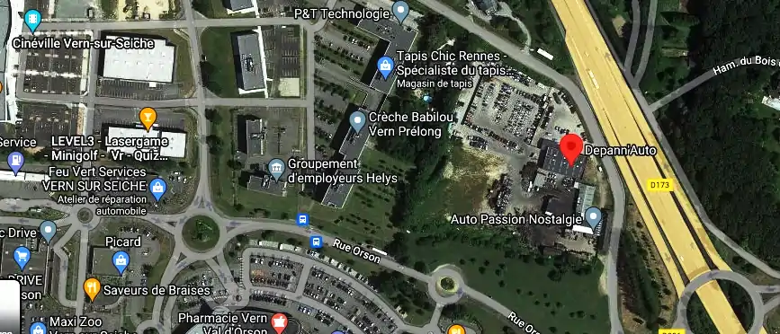 Casse Auto à Vern-sur-Seiche
