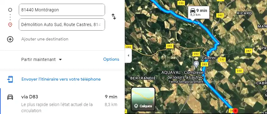 Casse Auto à Lautrec