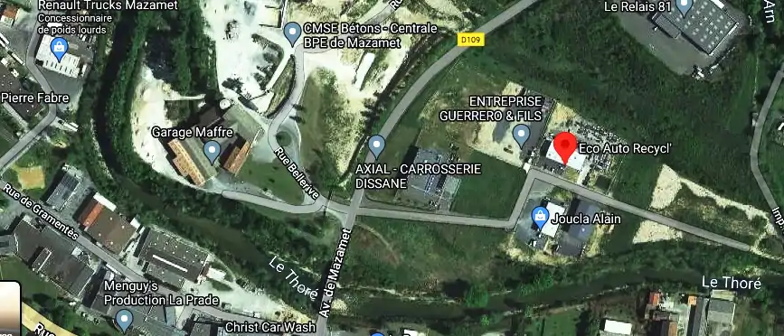 Casse Auto à Bout-du-Pont-de-Larn