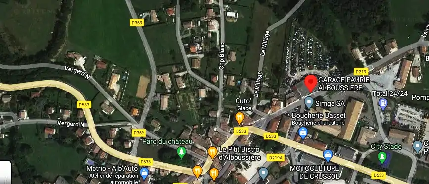 Casse Auto à Alboussière