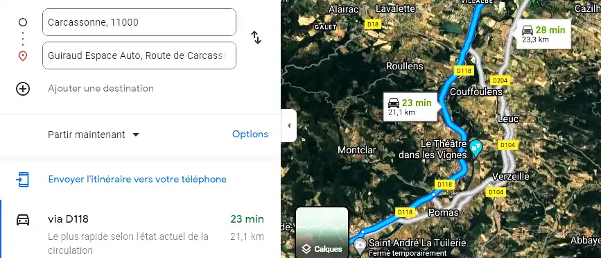 Casse Auto à Pieusse