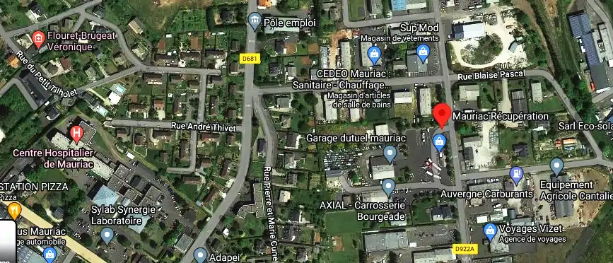 Casse Auto à Mauriac