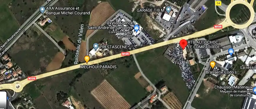 Casse Auto à Saint-André-de-Sangonis