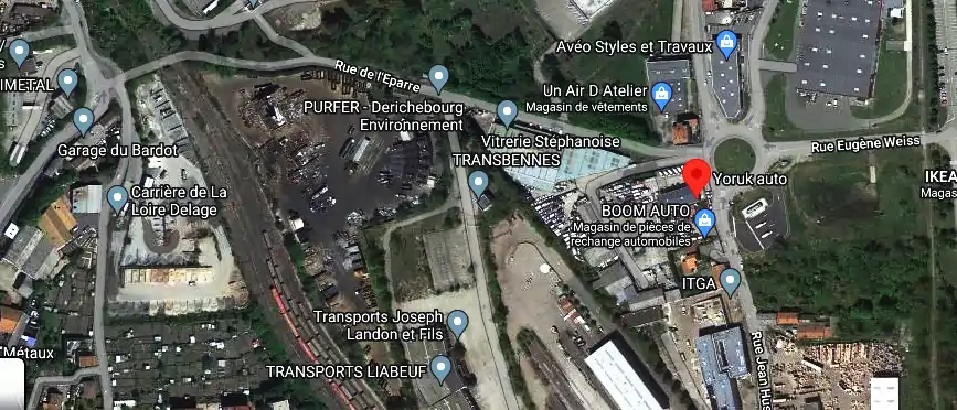 Casse Auto à Saint-Étienne